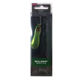NORIES BR-139 9068 Metal Jig Metal Wasabee 0.6 oz (18 g) Green Back Yellow Gold