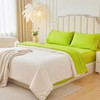 Bedmoon Twin Sheets, Soft Neon Microfiber Cooling Sheets with Corner