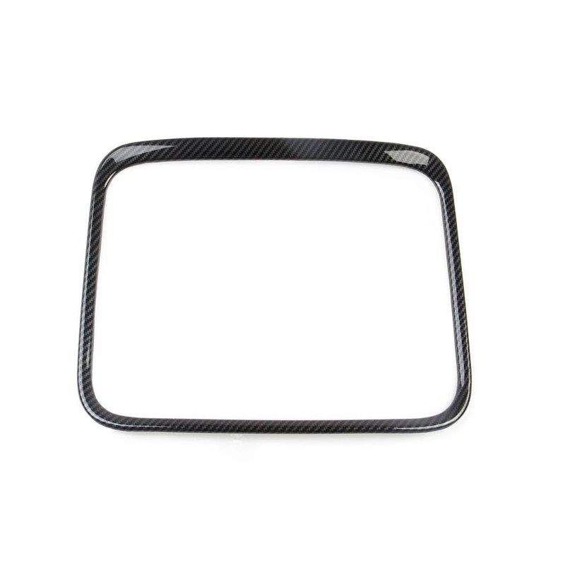 Korlot Carbon Fiber Style Center Console Storage Cup Holder Cover