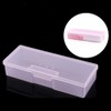 S-TROUBLE New Transparent Empty Nail Storage Box Manicure Tools Organizer