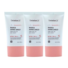 Madeca Derma Shield Safe Tone-Up Sun Cream 50ml (SPF50+) 3pcs / 마데카 더마 쉴드 세이프 톤업 선크림 50ml (SPF50+) 3개