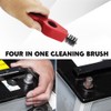 HQRNYP 4 in 1 Car Battery Cleaning Brush, Battery Terminal