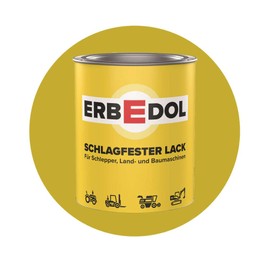 Erbedol John Deere 0323 3858 Yellow 1122 Büchner Paint Resin Paint 750 ml