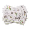 Maison d' Hermine Christmas Dew 100% Cotton Set of 4