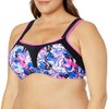 Panache Sculptresse Women's Plus-Size Non-Padded High-Impact Underwire Sports Bra, Slate