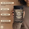 CHEERI Dark Chocolate Superfood Powder - 17 Organic Superfoods +
