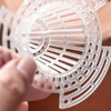 15pcs Plastic Mesh Cones for Bottoms with Hollow Core Design