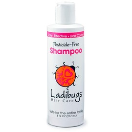 LADIBUGS Lice Prevention Shampoo 8oz | Natural, Essential Oils, Sulfate-free | Keep Head Lice Away!