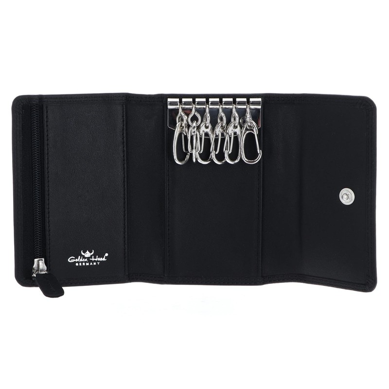 Golden Head Polo Key Wallet 10 cm Black black