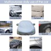 autopart2021 Sunscreen Snow Dust Rain Decoration Cover Car Cover For