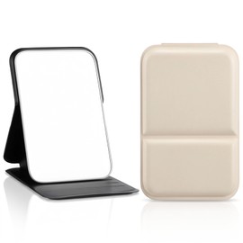 2 PCS Small Compact Mirror for Purse, Travel Makeup Mirror