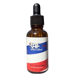KAFX Body Barber's Blend Coffee Infused Hair & Beard Oil Organic Scented Hair Care Aroma 1 FL OZ / 30 ML Made in the US