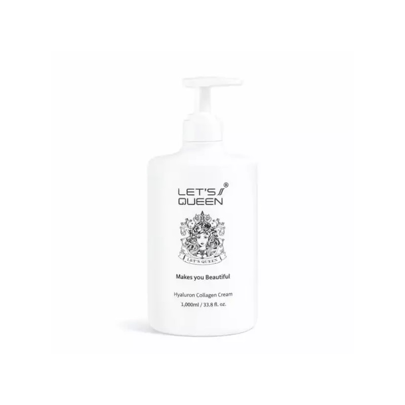 Let’s Queen 레츠퀸 히아루론 콜라겐크림 1,000ml 대용량 미백 주름개선 크림