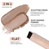Waterproof Light Eyebrow Powder Kit with Brow Brush 2 in1