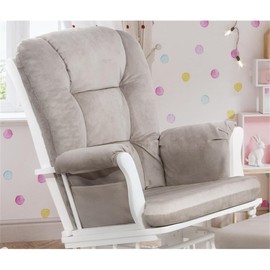 AFG Baby Furniture Alice Glider Chair Cushions Set Gray