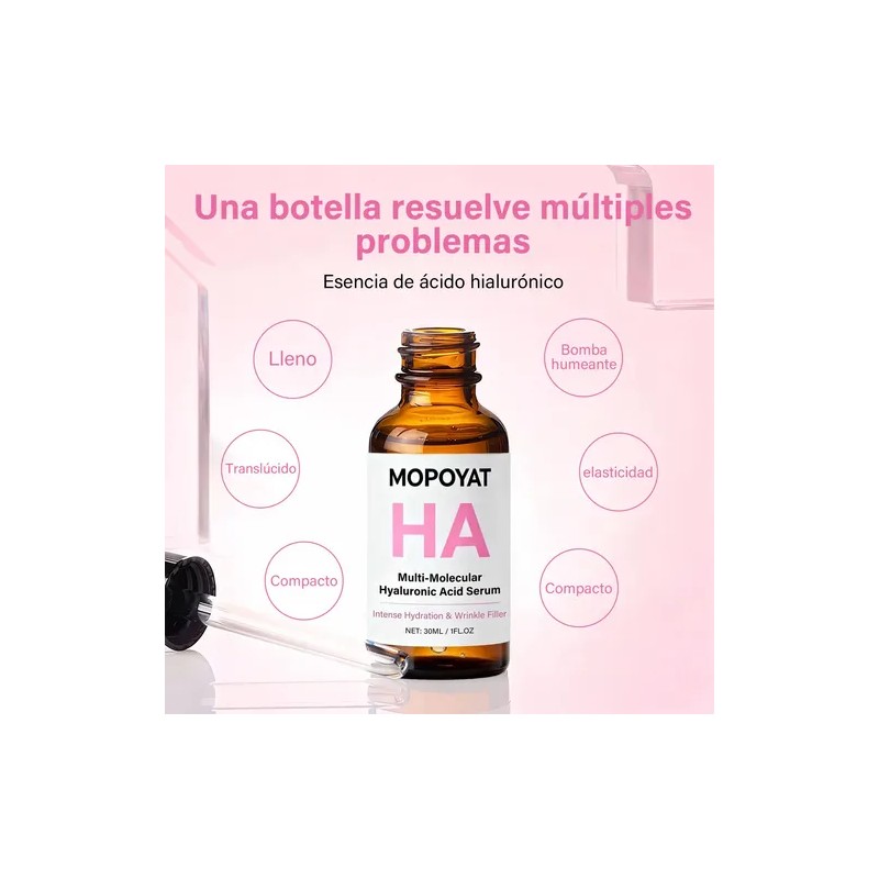 2pcs Ácido Hialurónico Multimolecular Sérum 30ml