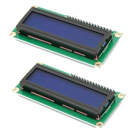 I2C 1602 LCD Display Module 16X2 Blue Backlight LCD Module for Raspberry Pi Arduino - 2-Pack