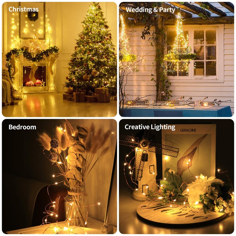 Innotree Fairy Lights with Timer Upgraded 9 Pack