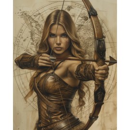 Fierce and Fabulous: Femme Fatale Art in 8x10 Prints  23536438