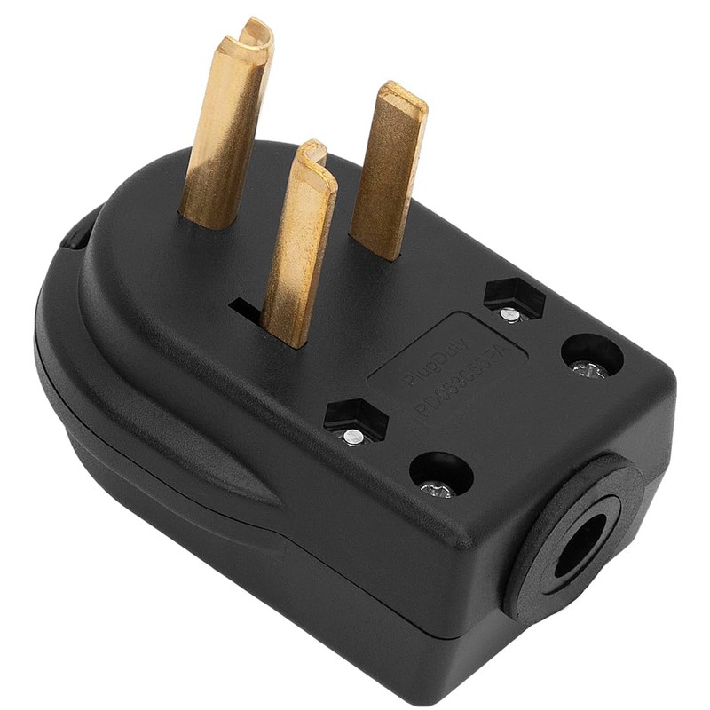 DEALTUS Nema 5-30P 30 Amp 125 Volt Angle Plug, 3
