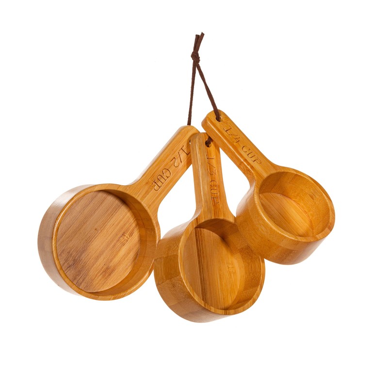 Sass & Belle Bamboo Measuring Cups – Set of 3