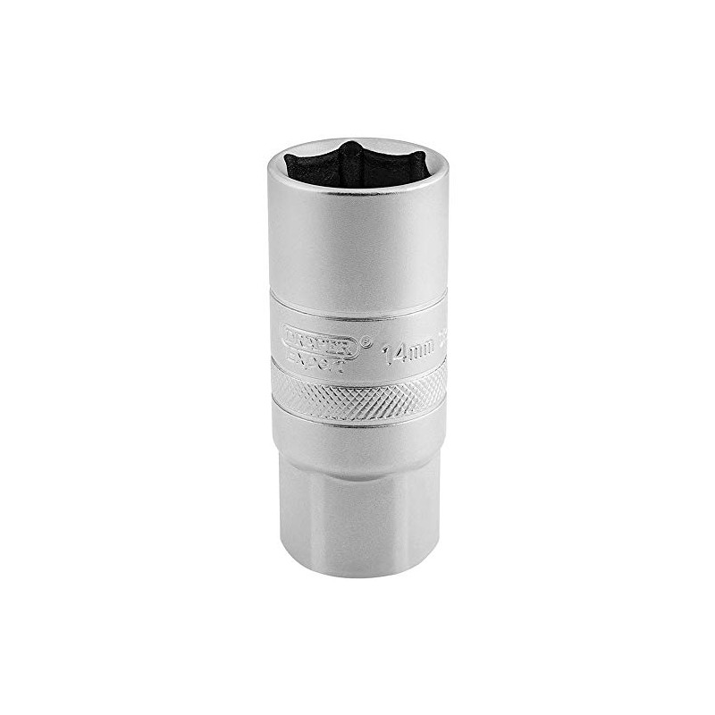 Draper 16783 1/2" Square Drive 14MM Thread 6 Point Satin