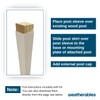 Weatherables Vinyl Railing Posts, Vinyl Post Kit 4 in. x