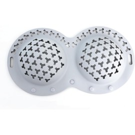 Silicone Bra Washing Bag - All Cup Sizes, Delicates Mesh Laundry Bag for Machine Wash, Protector for Bras, Swimsuits, Socks & Silk (grey)