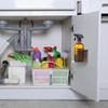 Gerrii 4 Pcs Spray Bottle Holder Brushed Stainless Steel Storage
