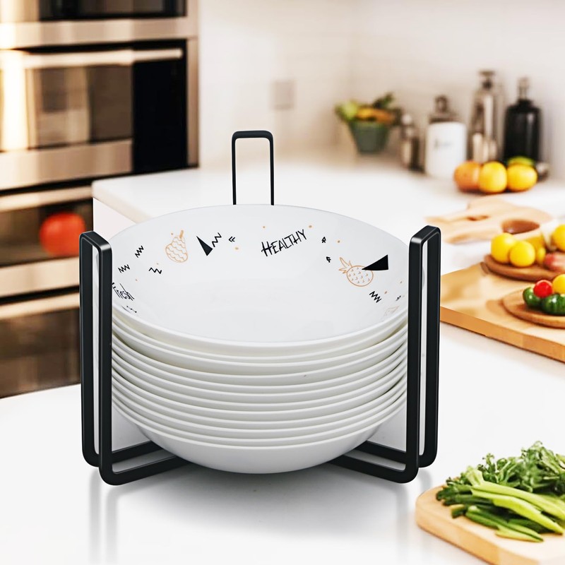 MINGFANITY Dinnerware Bowl Plate Holder Fit for 6.5 Inches Diameters