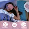 Tarpop 200 Pcs Eye Mask Sleeping Blindfold Eye Cover with