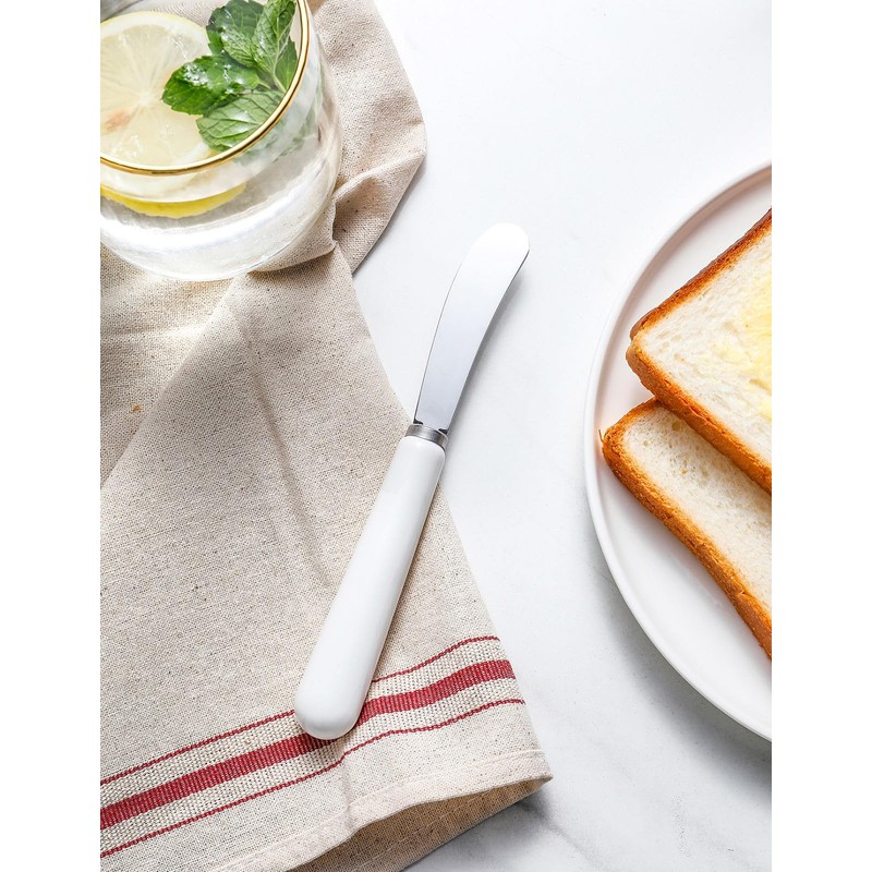 AISBUGUR Butter Spreader Knife, 4-Pack Stainless Steel With Comfortable Handle
