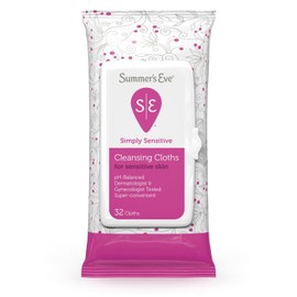 Summer's Eve Cleansing Cloths for Sensitive Skin - 32 ct - 2 pk