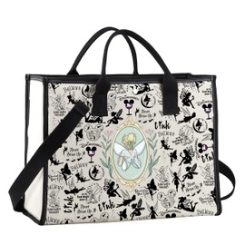 Princess Gift Cartoon Character Merchandise Cartoon Movie Fans Gift Fairy Princess Tote Bag (Tinkerb LT CA)