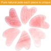 AOVIOANDY Gua Sha マッサージツール ローズクォーツ 翡翠 GuaSha フェイシャルツール Gua-Sha ストーン