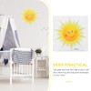 IMIKEYA Sun Wall Sticker Smiling Sun Wall Sticker Wall Decoration