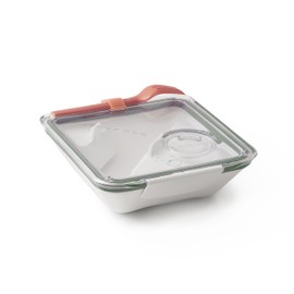 Black+Blum Box Appetit Lunch Box | Revolutionary Lunch Box, Meal Prep, Food Container with Secure Leak Proof Compartment Storage Design BPA Free, Olive