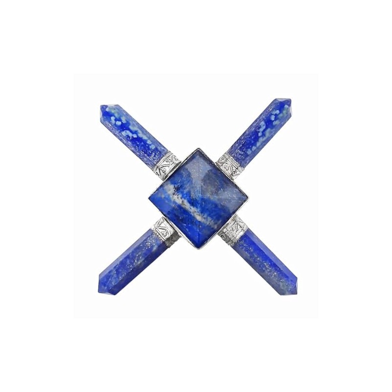 Natural Handmade Lapis Lazuli Energy Generator Chakra Emitter Healing, Yoga,