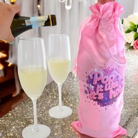 MTaM More Than a Mood Bride to Be Gift Wine Bag | Engagement Party Gift, Bridal Shower Gift Bag, Bachelorette Party Favor, Bride to Be Decoration, Bachelorette Party Gift Decoration, Birthday Gift