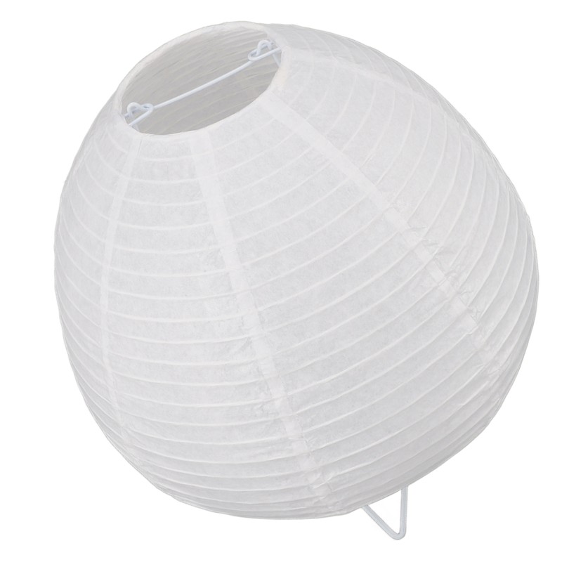 Lantern Table Paper Lamp Warm Light E14 Bulb Simple Installation