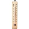 Wooden Wall-Mounted Garden Thermometer | Indoor & Outdoor Patio Thermometer