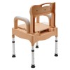 Heavy Duty Height Adjustable Commode Toilet Chair for Adults &