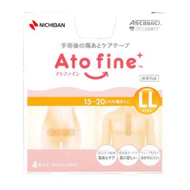 Nichiban Atofaine LL Size 4 My Scar Care Tape, Post-Surgery Scar Care (For Scar Sizes 15~20 cm)