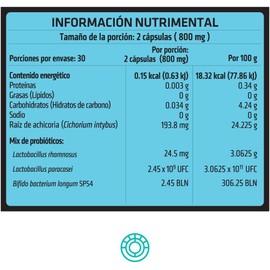 Flora-RTTS Probióticos para Articulaciones y Salud Digestiva - Con Prebióticos y Cepas Activas - Bienestar Articular - 60 Cápsulas Veganas de Alta Calidad