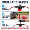 200cc Portable Manual Siphon Pump with Dual 1m Hoses for