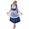 Dirndl Trachten Haus 3 Piece Long Blue Women's Bavarian Dirndl