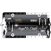 Cruiser Accessories 19000 Angel & Devil License Plate Frame, Black/White