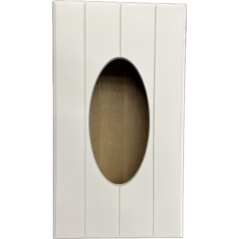 khevga Tissue-Box wooden Country House Style Brown