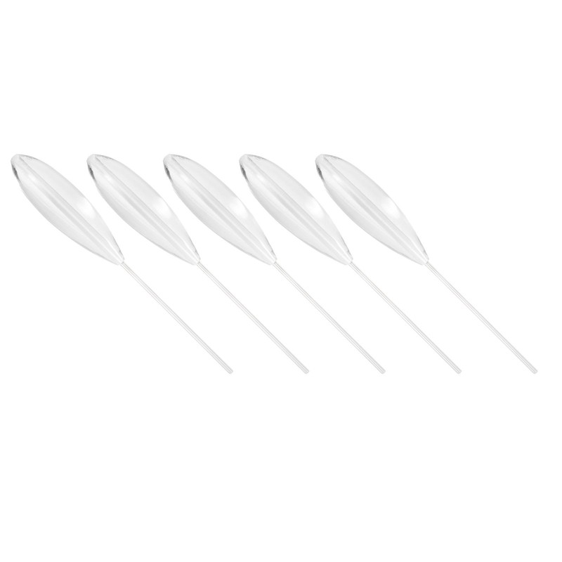 5pcs Clear Plastic Casting Bombarda Sinking Fly Fishing Spinning Floats