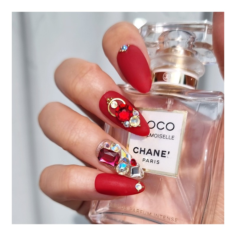 Scarlett Handmade Nail Tips - Square / 스칼렛 수제네일팁 -